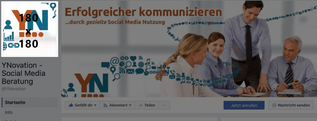 Bildergrößen auf Facebook - Profilbild