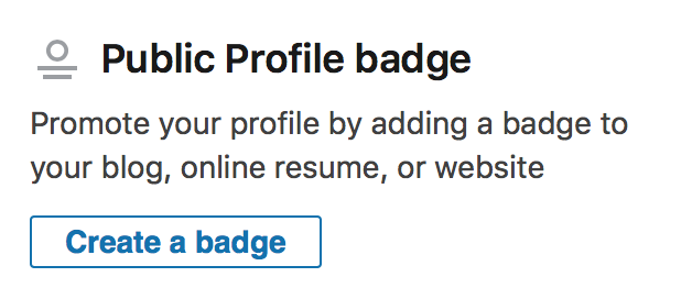LinkedIn Profil Button