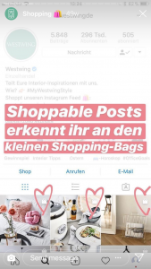 Westwing Shoppable Posts