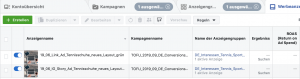 Facebook Funnel Werbeanzeigenmanager Anzeigen