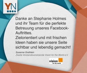 Danke an Stephanie Holmes