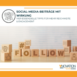 Scrabble-Klötze bilden das Wort "Follow".